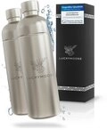 Luckymoose Wassersprudler Flasche Infinity, (f&uuml;r Aarke Carbonator 3, Phlips GoZero &