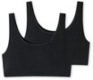 uncover by SCHIESSER Bustier Uncover Cotton (2er Pack) breite Tr&auml;ger, Cotton-Mix,