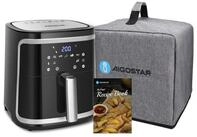 Aigostar Hei&szlig;luftfritteuse, 1900,00 W, Temperatursteuerung (80 - 200 &deg;C), 1 -...