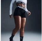 Nike Trainingstights W NP SCULPT DF HR 3IN SHORT sportlicher Stil, bequeme...