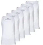 BOSS Unterhemd Herren Unterhemd 6er Pack Baumwolle (Packung, 6er Pack) wei&szlig; S