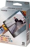 FUJIFILM instax WIDE Brushed Metal WW 1 Sofortbildkamera (Brushed Metal Oberfl&auml;che,
