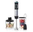 Arendo Stabmixer Edelstahl P&uuml;rierstab Set mit Zerkleinerer & Messbecher,...