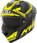 KYT Motorradhelm R2R Octane Helm, integriertes Sonnenvisier