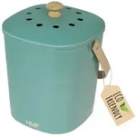 HMF Biom&uuml;lleimer 3780-6L-06 Geruchsdichter Komposteimer mit Aktivkohlefilter,