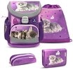 Belmil Schulranzen Mini-fit Ergonomisches Schulranzen-set 4-teilig Mit Brustgurt