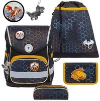 Belmil Schulranzen "Compact mit Patch" 2026 mit Magnetschloss 1. Klasse neue Designs