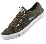 Dockers by Gerli Slip-On Sneaker, Freizeitschuh, Retro Sneaker, Fake Schn&uuml;rung, in