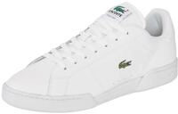 Sneaker LACOSTE "CARNABY CUP", Herren, Gr. 41, wei&szlig; (wht, wht), Leder, Synthetik,
