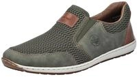 Rieker Slipper Sommerschuh, Schlupfschuh, Freizeitschuh mit kontrastfarbenen