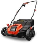 FUXTEC Elektro-Vertikutierer FX-EV320ECO, 32 cm Arbeitsbreite, 1300W Motor, 5-fach