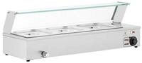 Royal Catering Speisenw&auml;rmer Bain Marie Ablasshahn 2000 W 3x GN 1/2