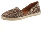 VERBENAS Espadrille Strandschuh, Sommerschuh, Loafer im trendigen Animal-Look