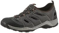 Rieker Slipper Trekking Schuh, Sandale, Sommerschuh mit praktischem Gummizug