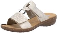 Rieker Pantolette Sommerschuh, Strandschuh, Klettschuh mit Perforation