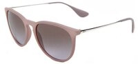 Ray-Ban Sonnenbrille Ray-Ban Erika RB4171 600068 Matte Sand Brown Brown Gradient