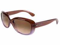 Ray-Ban Sonnenbrille Ray-Ban Jackie Ohh RB4101 860/51 58 Brown Lilac Light Brown
