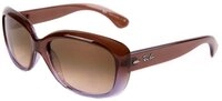 Ray-Ban Sonnenbrille Ray-Ban Jackie Ohh RB4101 860/51 58 Brown Lilac Light Brown