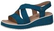 Caprice Caprice Sandalen Nubukleder Keilsandalette