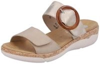 Remonte Pantolette Keilabsatz, Sommerschuh, Schlupfschuh mit Wechselfu&szlig;bett