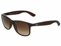 Ray-Ban Sonnenbrille Ray-Ban Andy RB4202 607313 55 Matte Brown On Brown Brown...