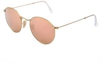 Ray-Ban Sonnenbrille Ray-Ban Round Metal RB3447 112/Z2 Gold Pink Mirrored