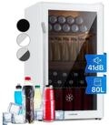 Klarstein Getr&auml;nkek&uuml;hlschrank Beersafe XXL Quartz K&uuml;hlschrank 80L 3 B&ouml;den