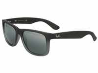 Ray-Ban Sonnenbrille Ray-Ban Justin RB4165 852/88 55 Rubber Grey Clear Grey...