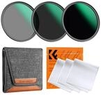 LuxusKollektion 58mm ND Filterset ND8 ND64 ND1000 Neutral Density Graufilter Set