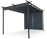 blumfeldt Pavillon Pantheon Robust, (Set), Pergola 3x4m pulverbeschichtet wetterfest