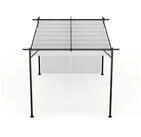 blumfeldt Pavillon Pantheon Robust Pergola 3x4 m wetterbest&auml;ndig Stahl Rolll&auml;den,