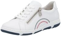 Rieker Sneaker, Schn&uuml;rschuh, Halbschuh, Freizeitschuh mit weichem Schaftrand