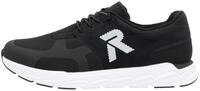 Slip-On Sneaker RIEKER SPORT "Preston", Herren, Gr. 41, schwarz (schwarz laufsohle