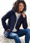 Vivance by Lascana Steppjacke mit Strickfleece-&Auml;rmeln