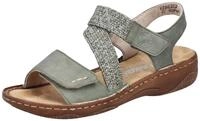 Rieker Sandale Sommerschuh, Riemchensandale, Sandalette mit Klettverschl&uuml;sse