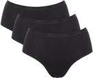 Midislip SLOGGI "GO Daily Cotton", Damen, Gr. S, schwarz, Single Jersey,