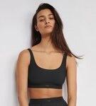 sloggi Bustier EVER Ease temperaturausgleichend, Baumwolle, U-Ausschnitt,