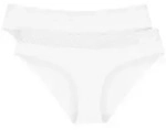 Triumph Tai-Slip Feel of Modal (2er Pack) seidig-weich, Spitzenbund wei&szlig; XS