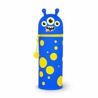 Legami Federm&auml;ppchen Kawaii 2-in-1 Schulm&auml;ppchen aus Silikon, Monster-Thema, H 18,5