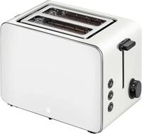 WMF Toaster Stelio Paper White, Doppelschlitz Toaster mit Br&ouml;tchenaufsatz, 2...
