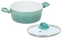 Genius Kochtopf Cerafit Revolution Kochtopf &Oslash; 26 cm &ndash; 2-tlg. Set, Keramik,