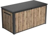 Keter Gartenbox "Sierra" 643L 144x70x73 cm Holzoptik Pinie Deckel bis 272 kg
