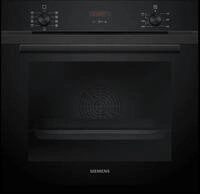 SIEMENS Backofen 60 cm 1-fach Teleskopauszug 3D-Hei&szlig;luft HB234AEB3, mit 1-fach