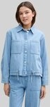 TOM TAILOR Denim Jeansjacke N blau,Casual,Baumwolle,Unifarben,Kent,Lang,Regular...
