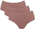 Midislip SLOGGI "GO Daily Cotton", Damen, Gr. S, braun (cacao), Single Jersey,