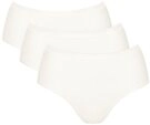 sloggi Midislip GO Daily Cotton (3er Pack) Glanz-Effekt Details, weich, Baumwollmix,