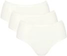 Midislip SLOGGI "GO Daily Cotton", Damen, Gr. S, wei&szlig; (silk wei&szlig;), Single Jersey,