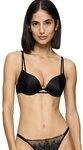 Triumph Push-up-BH Crazy Stupid Love Spitze, Stretch-Satin an den Cups, federleichte