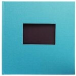 EXACOMPTA Fotoalbum Fotoalbum, 30 Seiten schwarz, 25x25 cm, Pop'N Co - Cyan - 16288E,