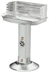Kynast Holzkohlegrill Standgrill S&auml;ulengrill "Family Star" Barbeque-Grill,...